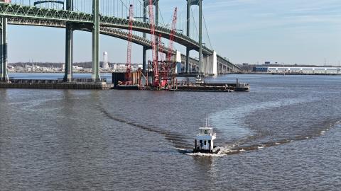 Cells W3 & W4 from Trestle Delaware Memorial Bridge Ship Collision Prevention System Construction Photos